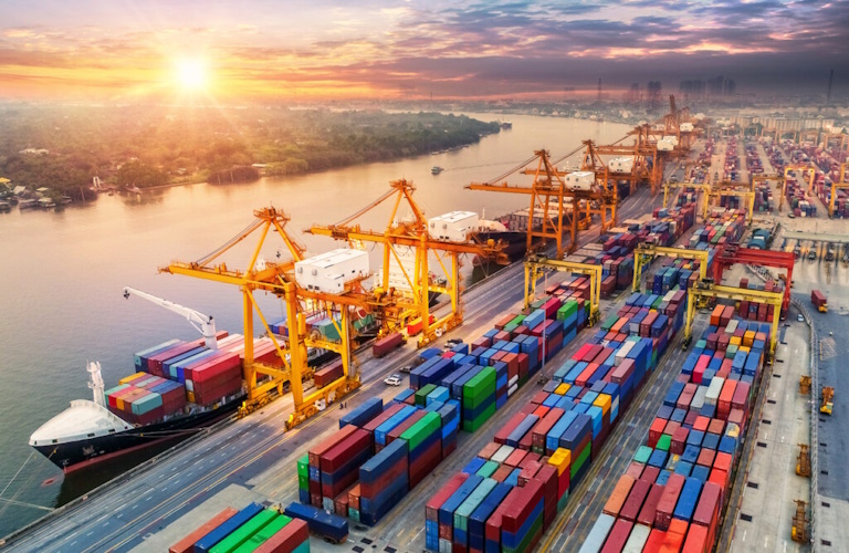 Port and airport infrastructure in full operation