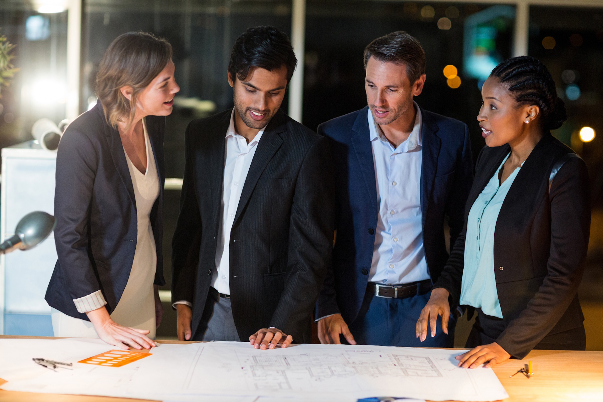 Implementation team at work